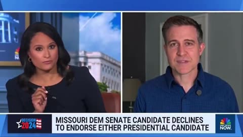 Josh Hawley Democratic opponent refused to answer if he is voting for Kamala