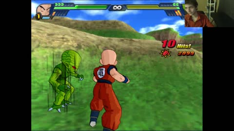 Saibaman VS Krillin In A Dragon Ball Z Budokai Tenkaichi 3 Battle With Live Commentary