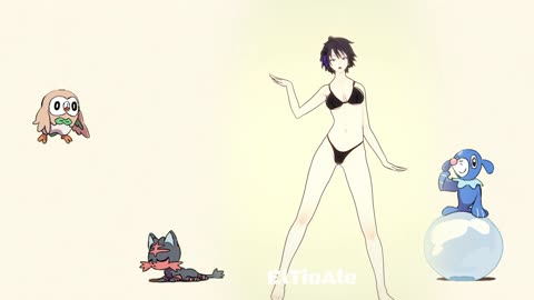 Hinata Sakaguchi Bikini Tensura Pokémon dancing POKÉDANCE #mmd #Hinata #Sakaguchi #Tensura