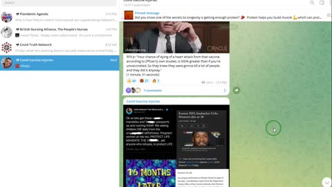 The Vaccine Injuries Telegram Channels To Follow For Information About Covid-19 and Vaccine Injuries
