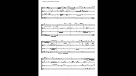 J.S. Bach - Well-Tempered Clavier: Part 1 - Fugue 14 (Flute Quartet)