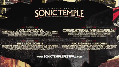 Sonic Temple Art and Music Festival 2023 Ticket Opportunity.