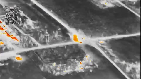 Cluster Munitions Shredding Russian Assault Group Overnight