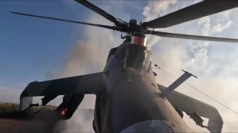 Incredible Video from Ukrainian Helicopter Pilots