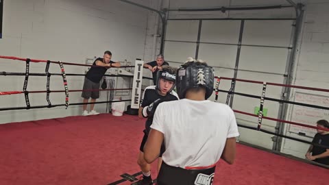 Joey sparring Jacob 4. 8/28/24