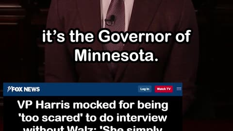 Kamala Harris First Interview to be with Tim Walz and Pre-taped on CNN