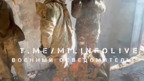 Russian Soldiers Capture Ukrainian Soldiers In The Area Of Vuhledar