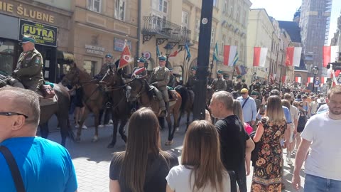 Kraków, Old Town (Stare Miasta), Poland's National Flag Day