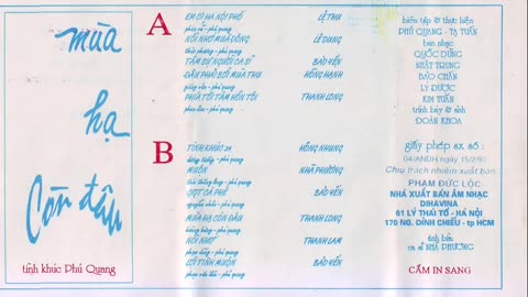 Mùa Hạ Còn Đâu - Tình Khúc Phú Quang