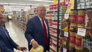 Trump went to Sprankle’s Neighborhood Market and picked upSome Popcorn