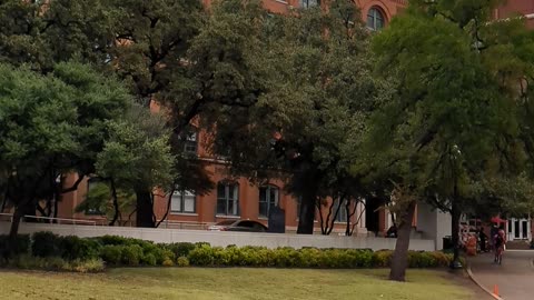 Dealey Plaza and recalling a cold November