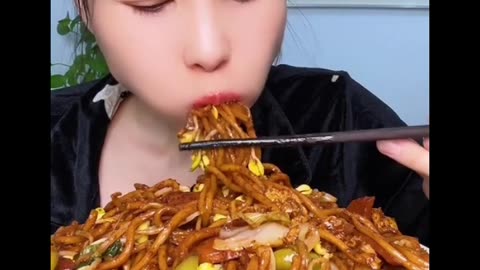 Asian Noodle Cuisine Mukbang