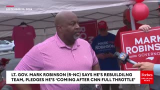 Mark Robinson Pledges He's 'Coming After CNN Full Throttle'.