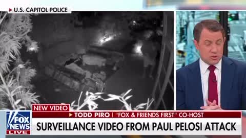 Surveillance video from Paul Pelosi attack.