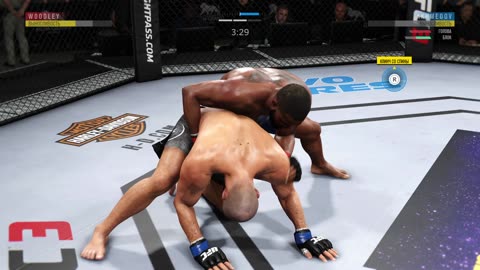 PS4 bot Tyron Woodley vs user Omari Akhmedov