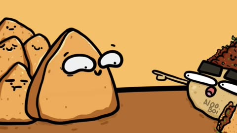 The unbreakable bond between samosa and aloo #samosa