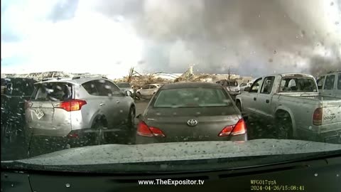 Tornado in Lincoln Nebraska, April 26, 2024