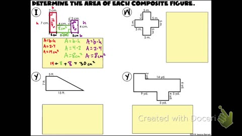 Informal Geometry Area of 2D Figures