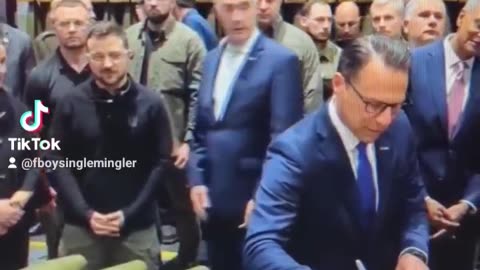 Josh Shapiro Signs Bomb As Zelensky Mossad visits Pennsylvania site where Israel stole nukes