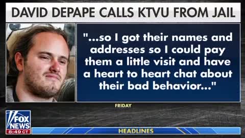 Paul Pelosi attacker calls KTVU from jail