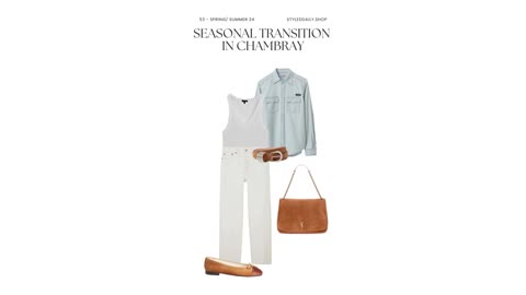 Seasonal Transitional Style: Chambray Chic 🍂 | Styled Daily