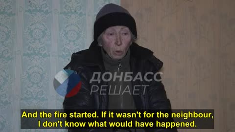 The Ukrainian military set fire to the houses of civilians of Soledar for entertainment