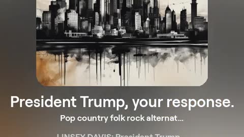 Track 12 - If Trump had an album from his answers in the debate [Pop country folk rock alternative]