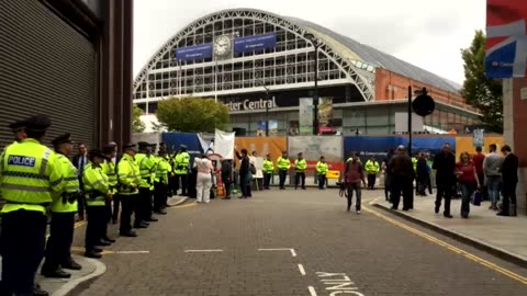 ⚠️ NHS PROTESTS AGAINST PRIVATISATION 2015 Manchester Tory Conference