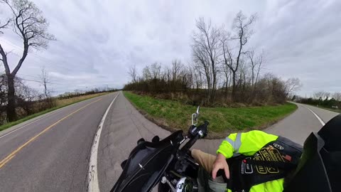 Early season ride testing the Insta360 X3 action camera