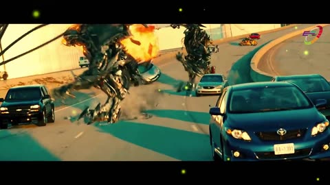 Transformers_ Dark of the Moon (2011) - Freeway Chase - Only Action