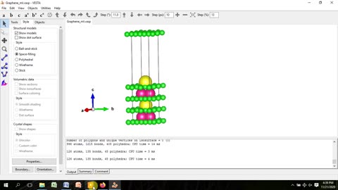 How to do Multilayer Graphene_Lithium_Sodium ions using VESTA Software