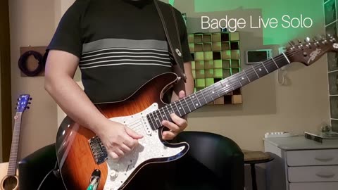 Eric Clapton Badge Live - Guitar solo cover by Fred Ribeiro