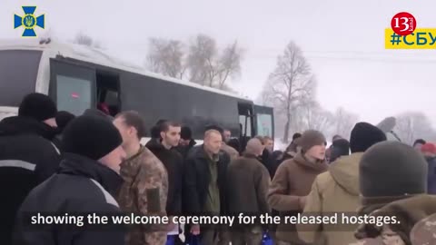 This is how repatriated hostages are welcomed in Ukraine