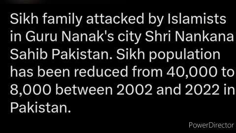 Case 5 Sikhs attacked in Pakistan by Muslims. No minority is safe be it Hindu, Sikh, Jain or Christian.