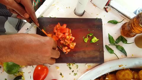 Bangladeshi Street Food | Most Popular Special Jhal Muri Wala in Dhaka