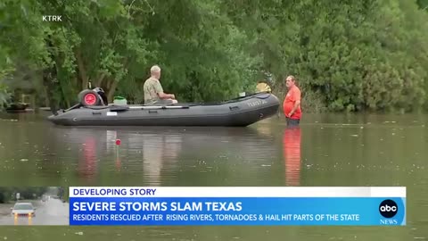 Severe storm slams Texas