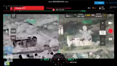 Ukrainians Fire SAAB Guided Missiles into Russian Lines