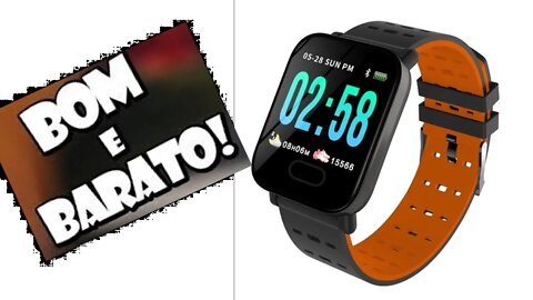 SMARTWATCH BOM E BARATO importado da Banggood. Um dos melhores Relogio inteligente para importar