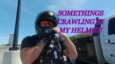 SOMETHINGS CRAWLING IN MY HELMET!