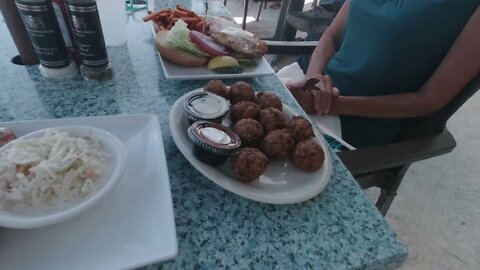 FEED SHARKS AND TARPON AT THEIR DOCK. MY #1 PICK FOR OCEAN FRONT DINNING IN THE FLORIDA KEYS