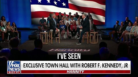 Robert F Kennedy Jr appears on town hall with Hannity