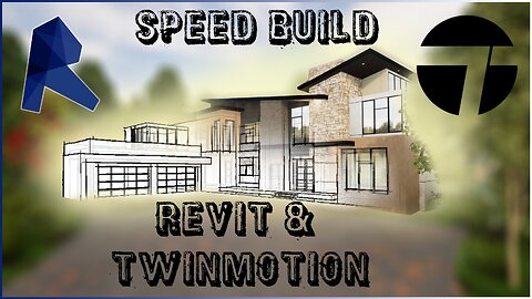 Contemporary Art House: Revit & Twinmotion Speed Build - How I Built this in 10 minutes