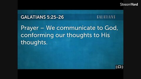 Galatians 44 - Galatians 5:22-25