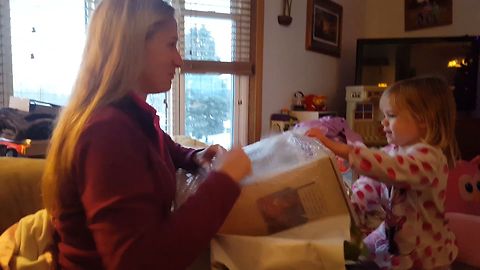 Sweet Gift Brings Out Lady's Inner Child