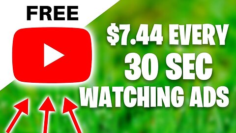 Earn $7.44 Every 30 Seconds NATCHING ADS (Make Money Online