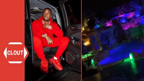 Yo Gotti Shows Off His Newly Purchased Mansion's Waterfall Pool Backyard!