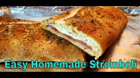 What's Cooking with the Bear? Home made Stromboli #italianfood #pillsbury