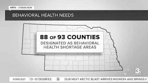 Amount of behavioral health professionals in state doesn't match the demand