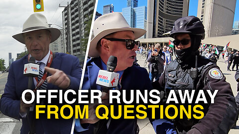 Toronto police officer not such a tough guy when questioned about his bad behaviour