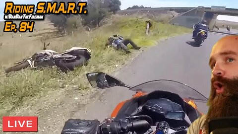 🔴LIVE: Motorcycle Crash After Action Reviews / Riding S.M.A.R.T. 84